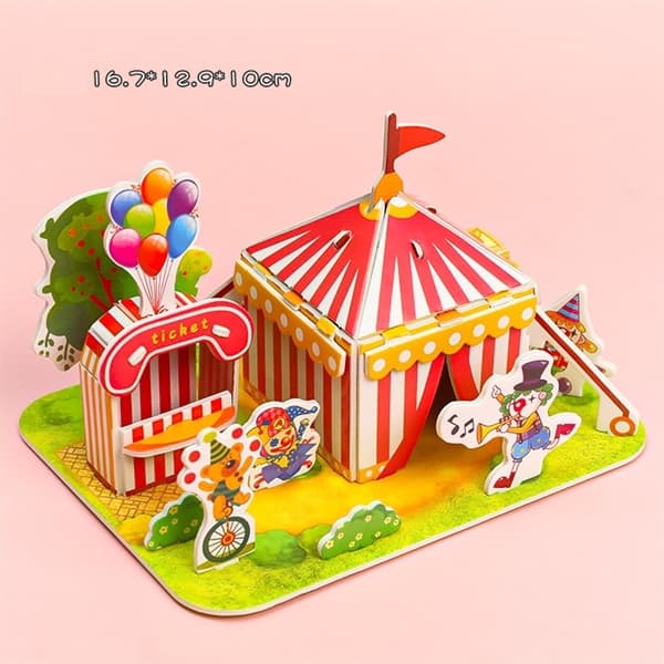 Mô hình 3D mini giấy