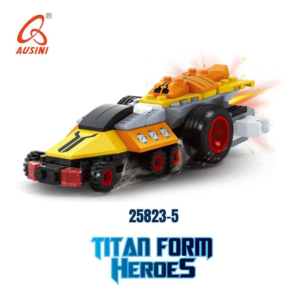 Đồ chơi lắp ráp Form Heroes - Máy bay chiến đấu và siêu xe Super God of War 25823